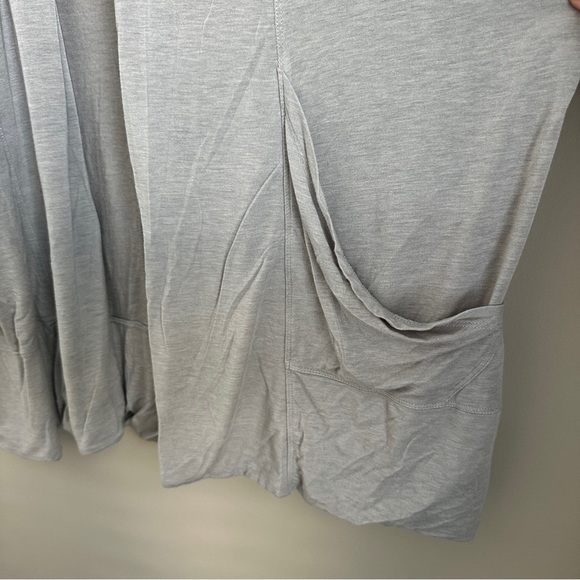 prAna Women’s Gray Open Front Long Cardigan Sweater Pockets Modal Blend Size M - Picture 4 of 6